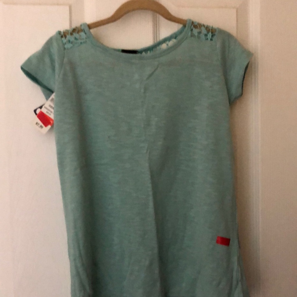 Girls blue tee shirt